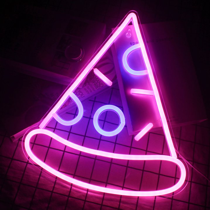 פיצה - לוגו שלט ניאון LED