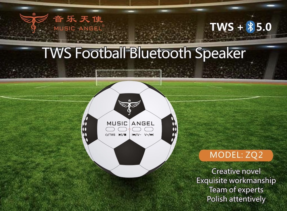 רמקול כדור כדורגל לטלפון נייד Bluetooth