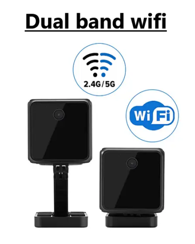 מצלמה עם wifi dual band 2,4 או 5 ghz מיני אבטחה